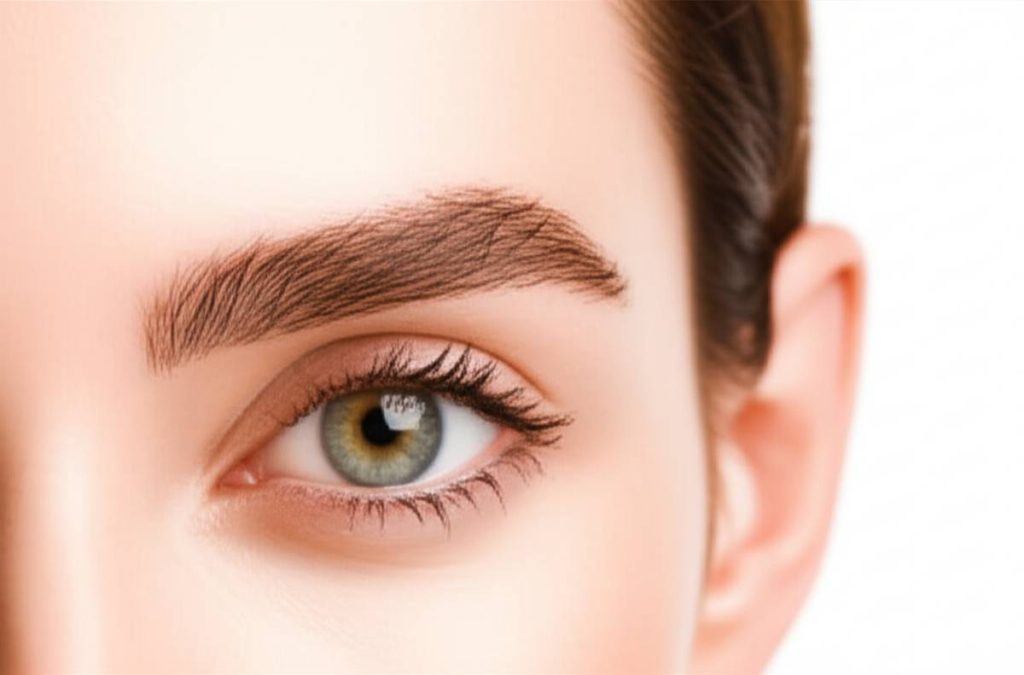 کاشت ابرو با تراکم بالا و ظاهری طبیعی در کلینیک گلبان