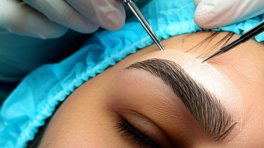 کاشت ابرو تهران در کلینیک زیبایی گلبان با تجهیزات پیشرفته و کادر مجرب